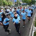 200 Pelari Le Minerale Running Squad Tebar Kebaikan untuk Palestina