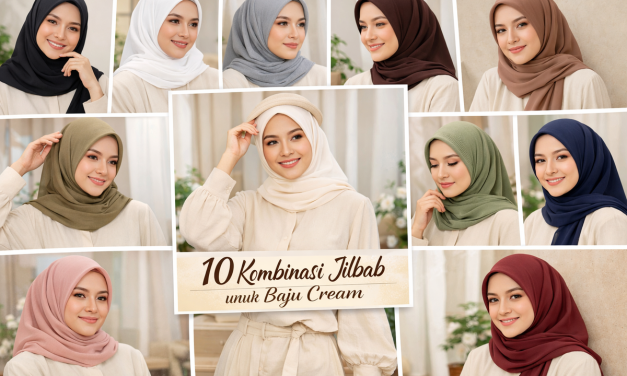 Stylist Bongkar Rahasia: Ini Warna Jilbab Terbaik untuk Baju Cream