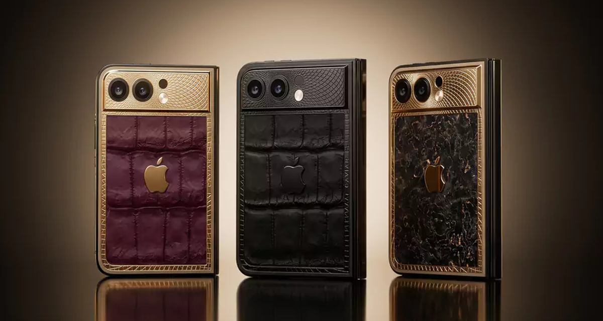 Belum Dirilis Apple, iPhone Fold Versi Caviar Sudah Dijual!