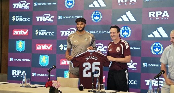 Unai Emery Tak Menyangka Sambutan Aston Villa di Jakarta