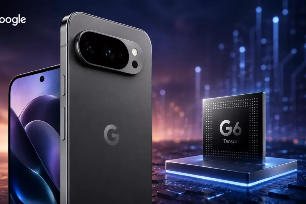 Chipset Google Tensor G6 pada smartphone Pixel 11 series