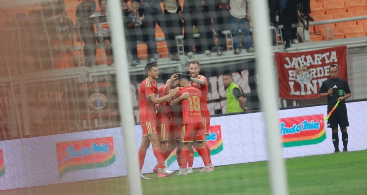 Persija Jakarta Hajar Brisbane Roar 4-0, Jeremejeff Bersinar dengan Dua Gol